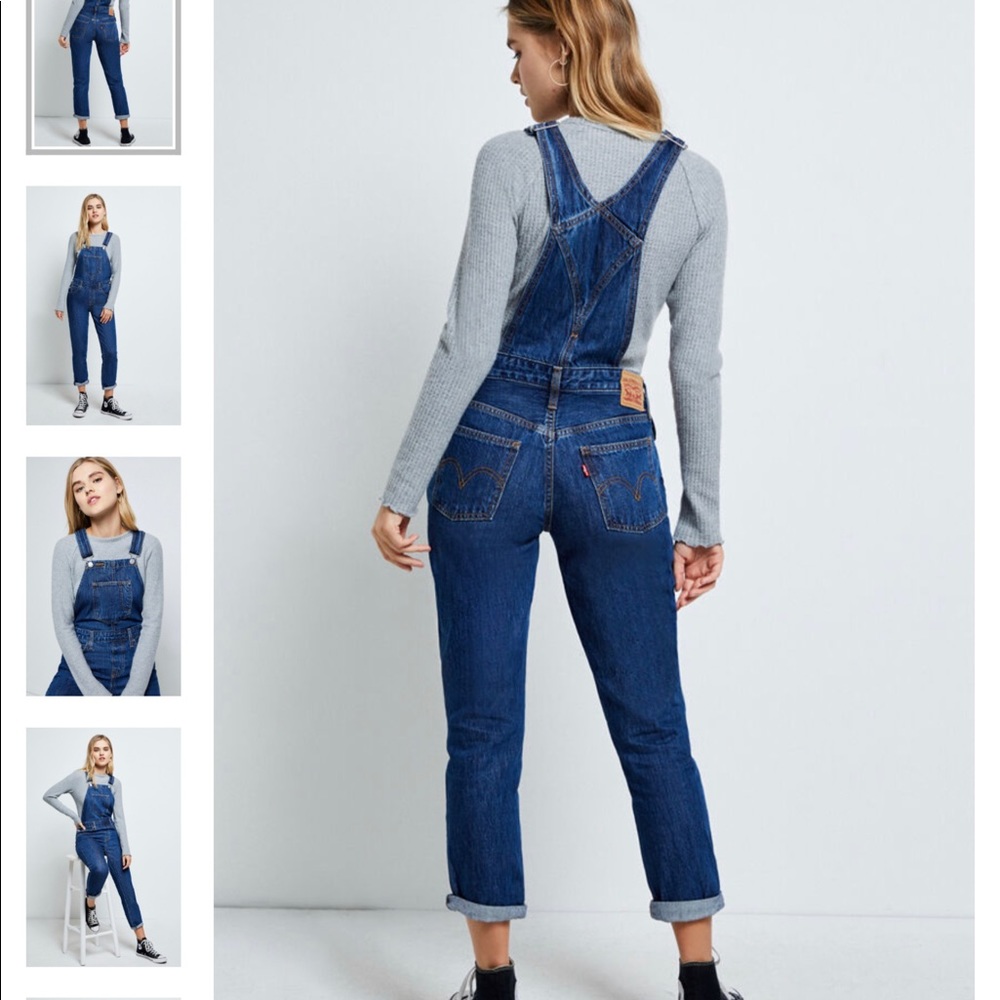 Levi's Full Hands Denim Overalls. NWT.